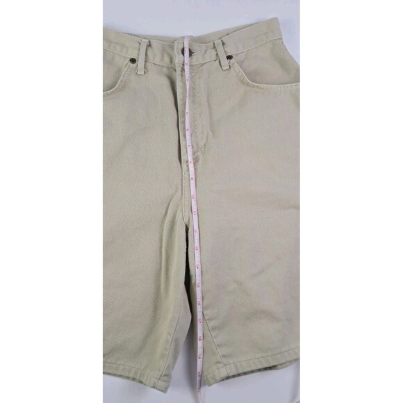 Styles To Go Womens Size 7/8 24" Khaki Tan Bermuda Shorts High Waist Vintage 90s - Picture 4 of 6